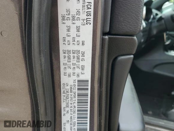 2020 Jeep Grand Cherokee Laredo E with VIN 1C4RJFAG8LC154381, listed as a Copart auction lot 57556585 with 50,141 mi miles and Clean title. Bid and sale history available at DreamBid. Image 14.