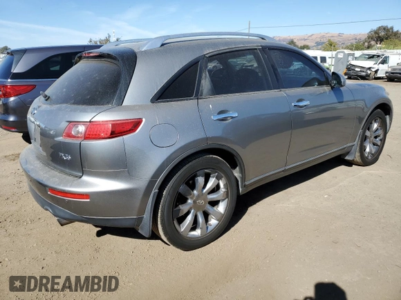 2004 Infiniti FX with VIN JNRAS08W54X224675, listed as a Copart auction lot 76744714 with 224,761 mi miles and Clean Title. Bid and sale history available at DreamBid. Image 3.