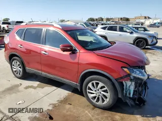 2015 Nissan Rogue SV with VIN 5N1AT2MV2FC786528, listed as a Copart auction lot 77031864 with 74,157 mi miles and Salvage Title. Bid and sale history available at carsss.com. Image 4.