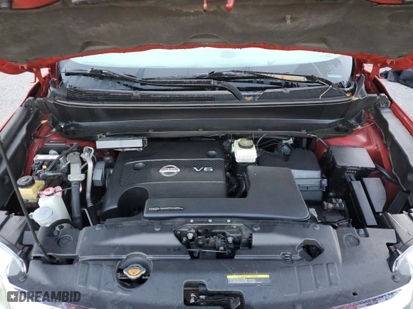 2014 Nissan Pathfinder Platinum with VIN 5N1AR2MM7EC635768, listed as a Copart auction lot 48727595 with 182,270 mi miles and Salvage Title. Bid and sale history available at carsss.com. Image 12.