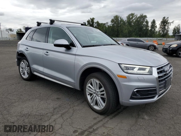 2018 Audi Q5 Prestige with VIN WA1CNAFYXJ2087049, listed as a Copart auction lot 68697904 with 37,196 mi miles and Salvage Title. Bid and sale history available at carsss.com. Image 4.