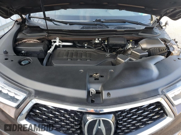 2019 Acura MDX w/Technology Pkg with VIN 5J8YD4H57KL000823, listed as a Copart auction lot 49551573 with 40,888 mi miles. Bid and sale history available at carsss.com. Image 12.