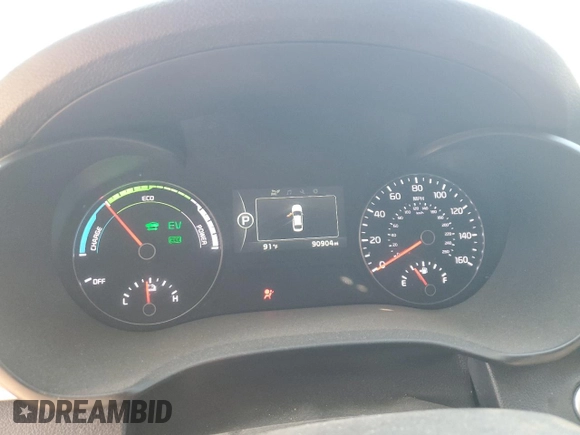 2018 Kia Optima Hybrid Premium with VIN KNAGT4LE0J5023087, listed as a Copart auction lot 47190355 with 90,904 mi miles and Salvage Title. Bid and sale history available at carsss.com. Image 9.