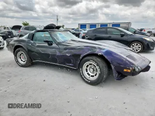 1979 Chevrolet Corvette with VIN 1Z8749S407485, listed as a Copart auction lot 63649885 with 83,814 mi miles and Salvage title. Bid and sale history available at DreamBid. Image 4.