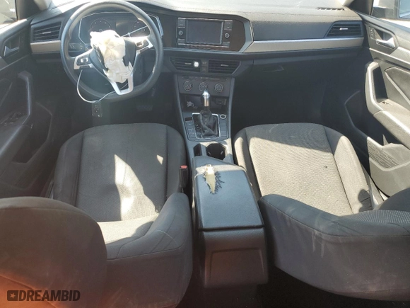 2019 Volkswagen Jetta S with VIN 3VWC57BU6KM048686, listed as a Copart auction lot 46458105 with 0 mi miles and Salvage Title. Bid and sale history available at carsss.com. Image 8.