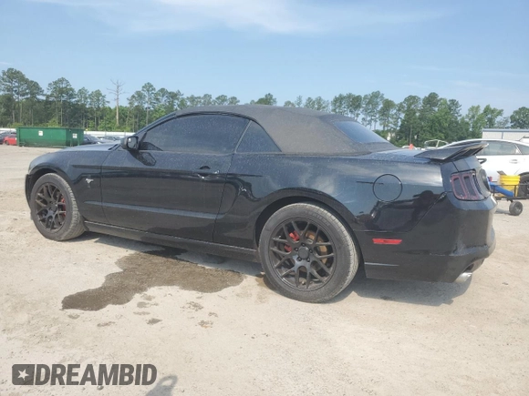 2014 Ford Mustang V6 with VIN 1ZVBP8EM2E5260681, listed as a Copart auction lot 57455675 with Not provided miles and Salvage title. Bid and sale history available at DreamBid. Image 2.