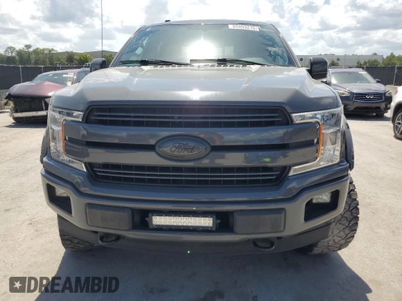 2018 Ford F-150 XL with VIN 1FTEW1EG6JFD93727, listed as a Copart auction lot 65403215 with 187,340 mi miles and Clean title. Bid and sale history available at DreamBid. Image 5.