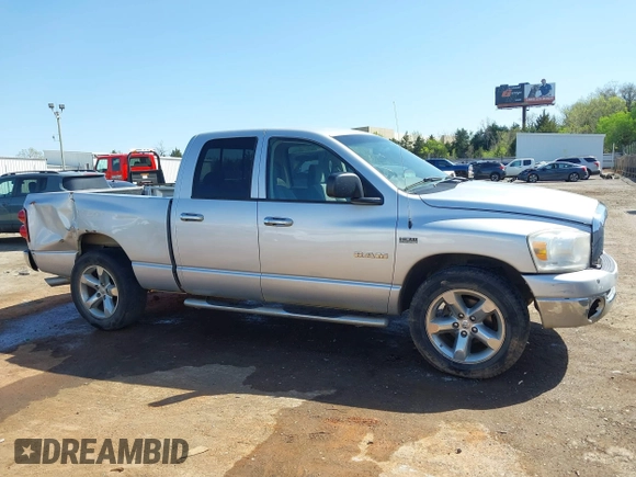 2008 Dodge 1500 SLT with VIN 1D7HA18248S534684, listed as a IAAI auction lot 42012870 with 277,516 mi miles. Bid and sale history available at carsss.com. Image 13.