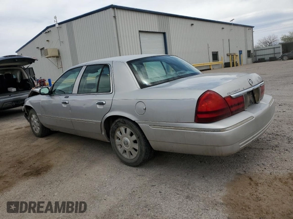 2004 Mercury Grand Marquis LS Premium z VIN 2MEFM75WX4X646351, wystawiony jako Copart lot #56770455 z przebiegiem 190 988 mil mil oraz Szkoda całkowita • Salvage title. Historia ofert i sprzedaży dostępna na DreamBid. Obrazek 2.
