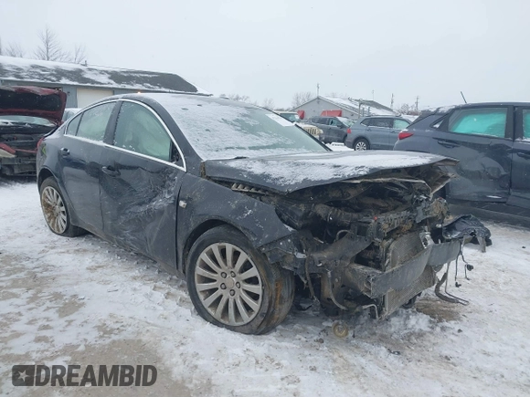 2011 Buick Regal CXL RL2 with VIN 2G4GP5EC5B9185208, listed as a IAAI auction lot 41264795 with 200,647 mi miles. Bid and sale history available at carsss.com. Image 1.