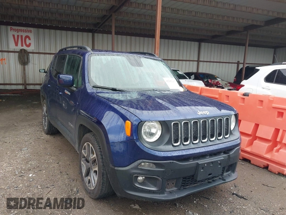 2018 Jeep Renegade Latitude with VIN ZACCJABB4JPH62323, listed as a IAAI auction lot 42202217 with 111,042 mi miles and . Bid and sale history available at DreamBid. Image 1.