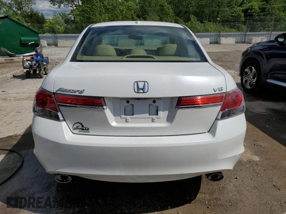 2011 Honda Accord EX-L with VIN 1HGCP3F85BA030486, listed as a Copart auction lot 57491725 with 67,487 mi miles and Non repairable. Bid and sale history available at DreamBid. Image 6.