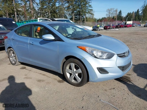 2011 Hyundai Elantra Ltd with VIN KMHDH4AE5BU099465, listed as a IAAI auction lot 41949975 with 80,037 mi miles. Bid and sale history available at carsss.com. Image 1.