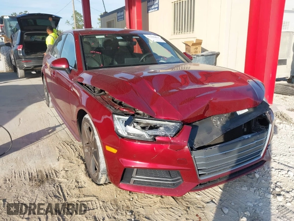 2018 Audi A4 Premium Plus with VIN WAULMAF46JA067552, listed as a IAAI auction lot 41196454 with 61,361 mi miles. Bid and sale history available at carsss.com. Image 1.