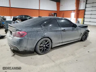 2015 BMW 4 Series 435i xDrive with VIN WBA3R5C57FK372646, listed as a Copart auction lot 84455784 with 0 mi miles and Salvage Title. Bid and sale history available at carsss.com. Image 3.