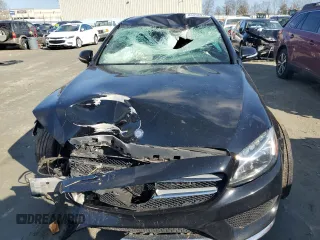 2015 Mercedes-Benz C-Class C 400 with VIN 55SWF6GB9FU024499, listed as a Copart auction lot 86056314 with 62,347 mi miles and Salvage Title. Bid and sale history available at carsss.com. Image 5.