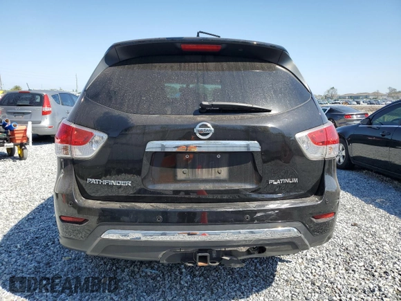 2013 Nissan Pathfinder SV with VIN 5N1AR2MN0DC607365, listed as a Copart auction lot 53141665 with 168,175 mi miles and Salvage Title. Bid and sale history available at carsss.com. Image 6.