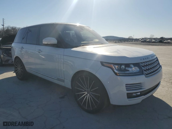 2016 Land Rover Range Rover Diesel HSE with VIN SALGS2KF7GA264027, listed as a Copart auction lot 48911075 with 118,270 mi miles and Clean Title. Bid and sale history available at carsss.com. Image 4.