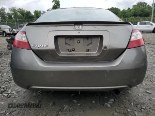 2006 Honda Civic Cpe LX with VIN 2HGFG12666H529570, listed as a Copart auction lot 63172594 with 220,481 mi miles and Salvage Title. Bid and sale history available at carsss.com. Image 6.