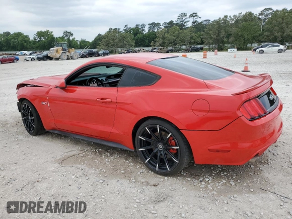 2016 Ford Mustang GT with VIN 1FA6P8CF6G5273046, listed as a Copart auction lot 52904165 with 121,095 mi miles and Salvage Title. Bid and sale history available at DreamBid. Image 2.