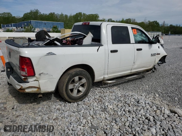 2018 Ram 1500 Express z VIN 3C6RR7KT8JG265301, wystawiony jako Copart lot #56287975 z przebiegiem Nie podano mil oraz Czysty tytuł • Clean title. Historia ofert i sprzedaży dostępna na DreamBid. Obrazek 3.
