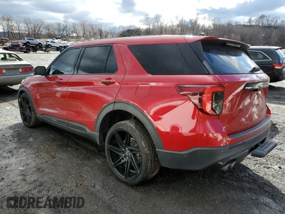 2021 Ford Explorer ST with VIN 1FM5K8GCXMGB38359, listed as a Copart auction lot 43824295 with 36,907 mi miles and Non Repairable. Bid and sale history available at carsss.com. Image 2.