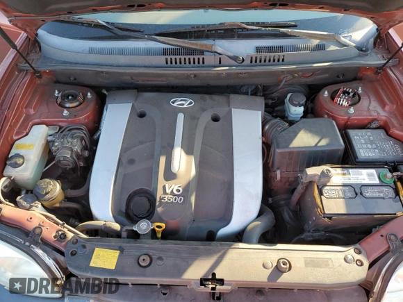 2005 Hyundai Santa Fe GLS with VIN KM8SC73E75U880755, listed as a Copart auction lot 77451484 with 185,290 mi miles and Salvage Title. Bid and sale history available at carsss.com. Image 12.