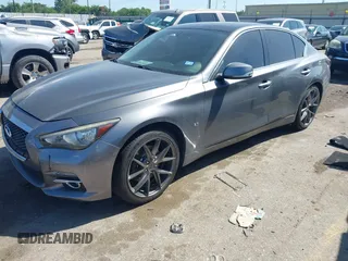 2014 Infiniti Q50 Sport with VIN JN1BV7AR4EM689009, listed as a IAAI auction lot 41990992 with 131,071 mi miles and . Bid and sale history available at DreamBid. Image 17.