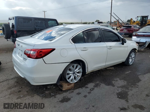 2016 Subaru Legacy Premium z VIN 4S3BNBC61G3050923, wystawiony jako Copart lot #66814874 z przebiegiem Nie podano mil oraz Szkoda całkowita • Salvage title. Historia ofert i sprzedaży dostępna na DreamBid. Obrazek 3.