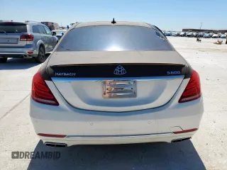 2015 Mercedes-Benz S with VIN WDDUG7GB7FA135269, listed as a Copart auction lot 50254395 with 63,458 mi miles and Salvage Title. Bid and sale history available at DreamBid. Image 6.