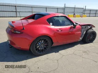 2017 Mazda MX-5 Miata Club with VIN JM1NDAL78H0100190, listed as a Copart auction lot 73037454 with 66,132 mi miles and Salvage title. Bid and sale history available at DreamBid. Image 3.