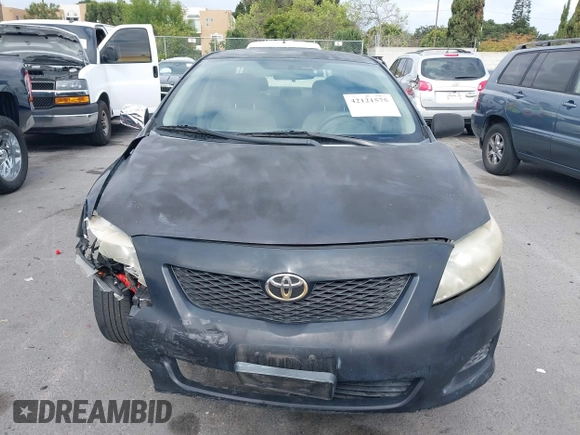 2009 Toyota Corolla with VIN 1NXBU40E59Z093650, listed as a IAAI auction lot 42121575 with 166,631 mi miles. Bid and sale history available at carsss.com. Image 12.