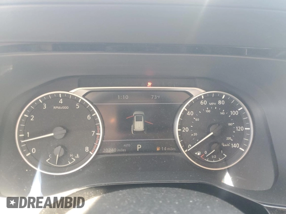 2024 Nissan Pathfinder SL with VIN 5N1DR3CC6RC211239, listed as a Copart auction lot 54295245 with 20,240 mi miles and Salvage title. Bid and sale history available at DreamBid. Image 9.