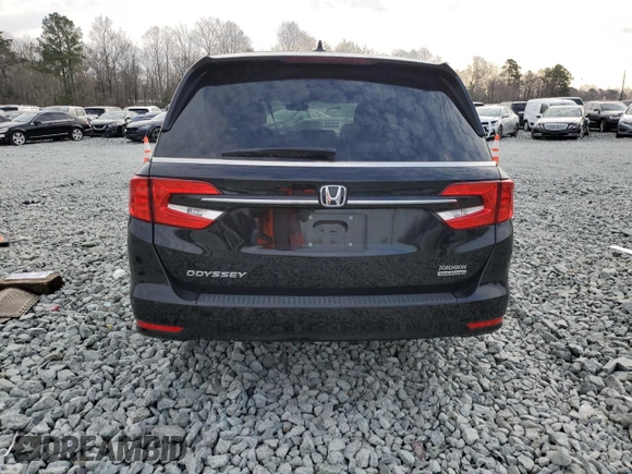 2024 Honda Odyssey Touring with VIN 5FNRL6H81RB027363, listed as a Copart auction lot 49945945 with Not Provided miles and Salvage Title. Bid and sale history available at carsss.com. Image 6.