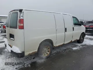 2011 Chevrolet Express Cargo with VIN 1GCSGAFX9B1120052, listed as a Copart auction lot 83768004 with 112,142 mi miles and Clean title. Bid and sale history available at DreamBid. Image 3.