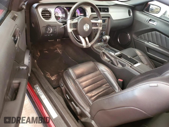 2011 Ford Mustang V6 with VIN 1ZVBP8AM0B5147717, listed as a Copart auction lot 65733365 with 233,357 mi miles and Salvage title. Bid and sale history available at DreamBid. Image 8.