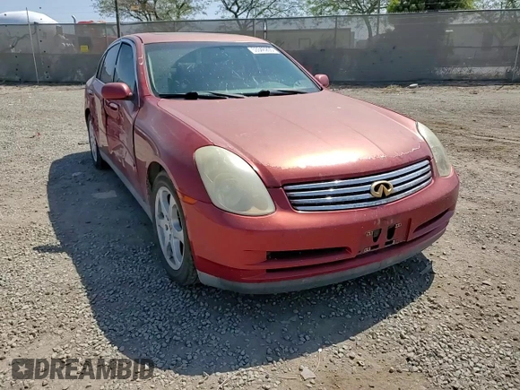 2003 Infiniti G35 w/Leather with VIN JNKCV51E63M019749, listed as a Copart auction lot 53346205 with 156,998 mi miles and Salvage Title. Bid and sale history available at DreamBid. Image 13.
