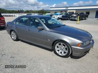 2003 BMW 5 Series 525iA with VIN WBADT43483G025221, listed as a Copart auction lot 73891174 with 42,228 mi miles and Salvage Title. Bid and sale history available at carsss.com. Image 4.