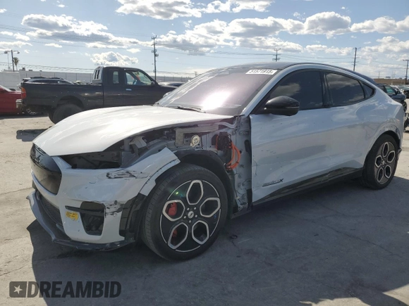 2022 Ford Mustang Mach-E GT with VIN 3FMTK4SE2NMA42905, listed as a Copart auction lot 51571915 with 18,920 mi miles and Salvage title. Bid and sale history available at DreamBid. Image 1.