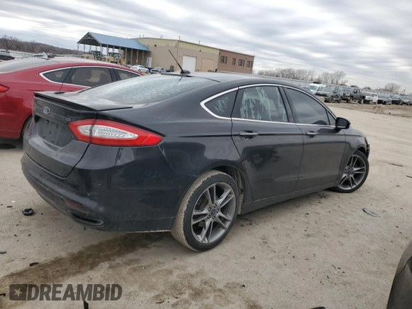 2014 Ford Fusion Titanium with VIN 3FA6P0K95ER227814, listed as a Copart auction lot 44222535 with Not Provided miles and Salvage Title. Bid and sale history available at DreamBid. Image 3.