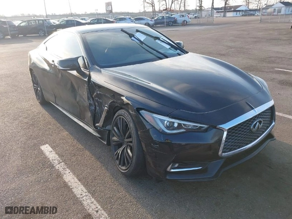 2017 Infiniti Q60 Sport with VIN JN1EV7EL6HM551446, listed as a IAAI auction lot 41488642 with 72,178 mi miles. Bid and sale history available at carsss.com. Image 1.