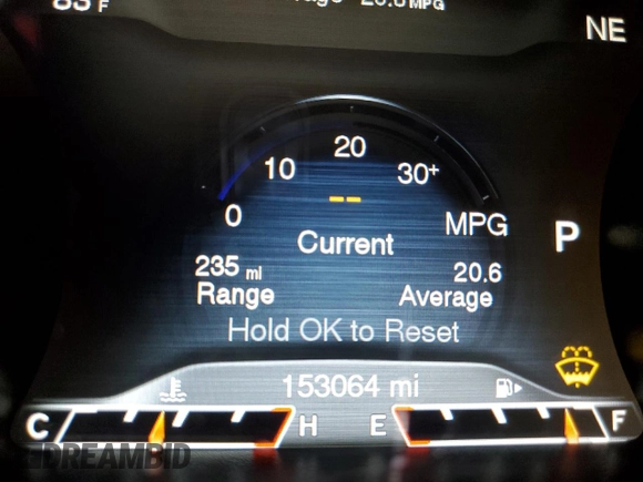 2016 Jeep Cherokee Trailhawk with VIN 1C4PJMBS2GW298186, listed as a Copart auction lot 62999945 with 153,064 mi miles and Salvage title. Bid and sale history available at DreamBid. Image 9.