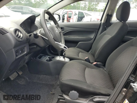2022 Mitsubishi Mirage ES с VIN ML32AUHJ7NH009249, выставлен на аукционе Copart как лот 55214495 с пробегом 50 861 миль миль и Списание • Salvage title. История ставок и продаж доступна на DreamBid. Изображение 7.