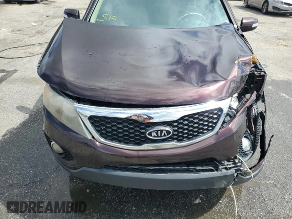 2011 Kia Sorento LX with VIN 5XYKT4A14BG143660, listed as a Copart auction lot 48364195 with 88,883 mi miles and Salvage Title. Bid and sale history available at carsss.com. Image 12.