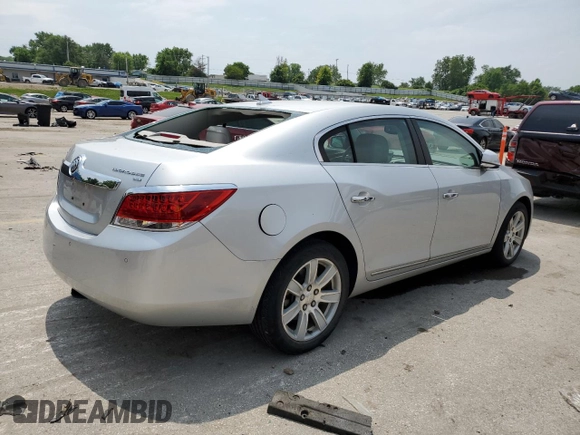 2010 Buick LaCrosse CXL with VIN 1G4GC5EG4AF205811, listed as a Copart auction lot 59100625 with 100,217 mi miles and Salvage title. Bid and sale history available at DreamBid. Image 3.