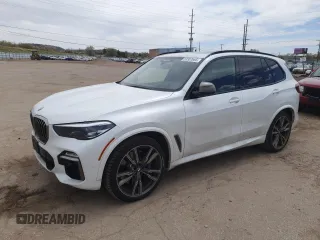 2021 BMW X5 M50i with VIN 5UXJU4C05M9E44232, listed as a Copart auction lot 53387665 with 49,978 mi miles and Salvage Title. Bid and sale history available at DreamBid. Image 1.