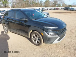 2023 Hyundai Kona SEL with VIN KM8K62AB0PU938484, listed as a IAAI auction lot 41722445 with 52,058 mi miles and . Bid and sale history available at DreamBid. Image 1.