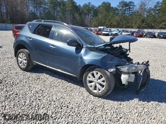 2014 Nissan Murano SL with VIN JN8AZ1MW9EW523749, listed as a Copart auction lot 45316965 with 0 mi miles and Non Repairable. Bid and sale history available at carsss.com. Image 4.