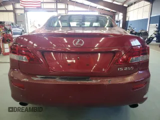 2012 Lexus IS 250 C with VIN JTHFF2C29C2526040, listed as a Copart auction lot 71417364 with 153,210 mi miles and Salvage title. Bid and sale history available at DreamBid. Image 6.
