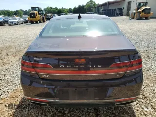 2021 Genesis G90 Ultimate z VIN KMTF54PH5MU087053, wystawiony jako Copart lot #56423025 z przebiegiem 45 877 mil mil oraz Szkody całkowita. Historia ofert i sprzedaży dostępna na DreamBid. Obrazek 6.